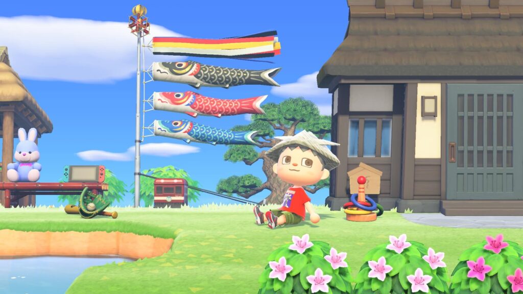 Animal Crossing New Horizons – May Seasonal Event Items ACNH Carp Banner