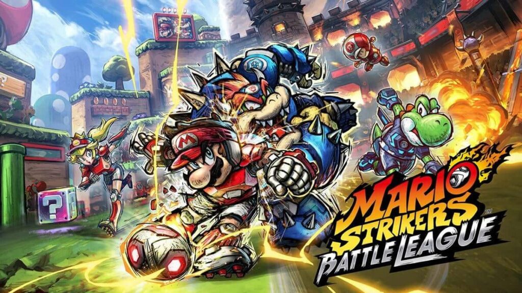 Mario Strikers Battle League Promotional Artwork