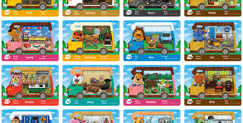 Animal Crossing Welcome Amiibo Cards Preview