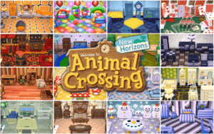 17 Furniture Sets from Animal Crossing with Logo