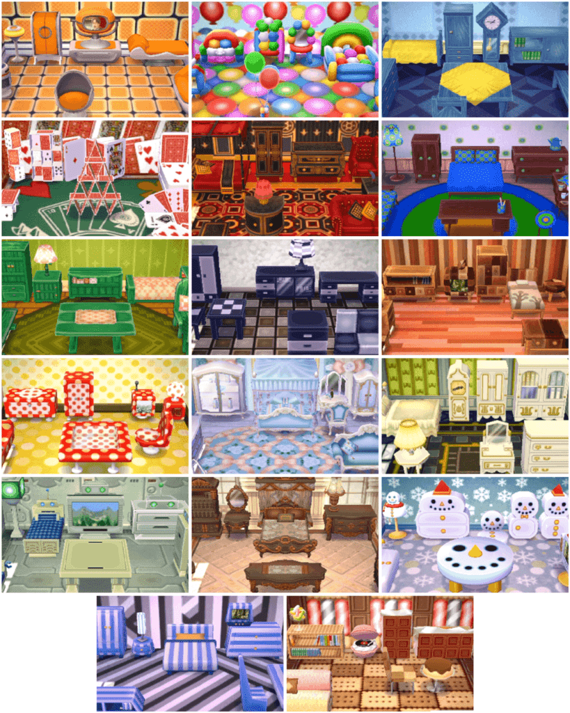 17 Furniture Sets from Animal Crossing