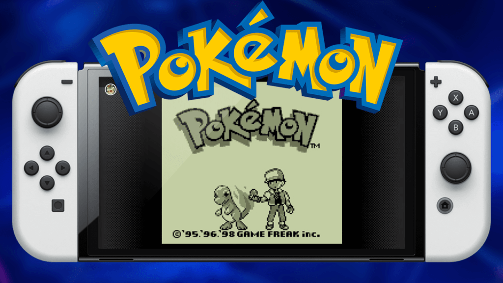Pokemon Red Game on Nintendo Switch Concept